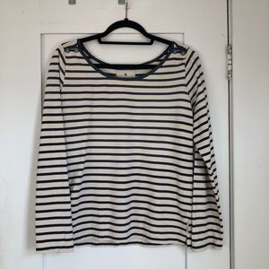 Scotch & Soda Striped Long Sleeve Tee